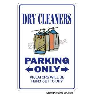 DRY CLEANERS ~Sign~ parking signs cleaning cleaner gift 
