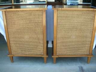   Speaker in Acousti Craft Cabinet (pair) AUDIO as FURNITURE from 60s
