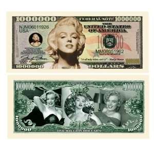  (100) Marilyn Monroe Million Dollar Bill 