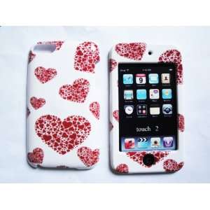 com Apple Ipod Touch 2nd 3rd Generation White Big Hearts Design Case 