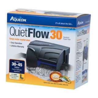 Aqueon QuietFlow 30 Aquarium Power Filter  
