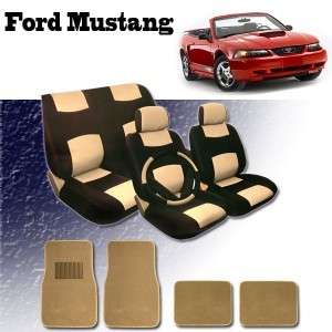 1998 1999 2000 2001 2002 Ford Mustang Seat Covers Mats  