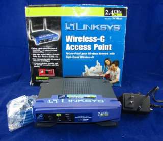 Linksys Wireless G Access Point WAP54G 2.4GHz 54g Powers On  