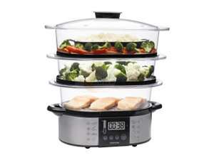   Toastess TVS 347 Silhouette Stainless Steel Food Steamer & Rice Cooker