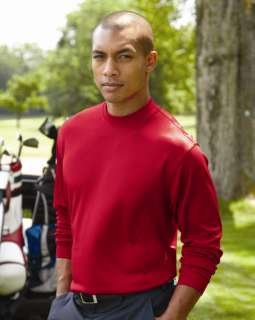Adidas Golf ClimaLite Long Sleeve Mock T Shirt (A104)  