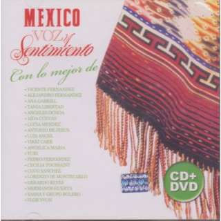  Lo Mejor De Mexico Voz Y Sentimiento Cd+dvd ALEJANDRO 