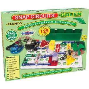  Elenco Snap Circuits Green   Alternative Energy Kit Toys & Games