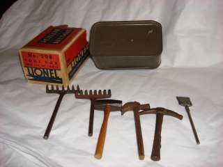 1930s Lionel 208 Tool Kit in tool box w/OB  