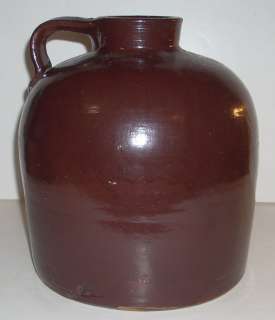 Antique 9 Brown Stoneware / Pottery Jug  