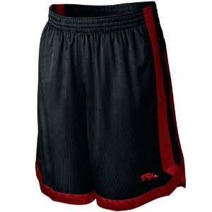  Nike Arkansas Razorbacks Black Cardinal D Up Mesh Shorts 
