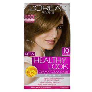 Oreal Healthy Look Creme Gloss Haircolor   Light Beige Brown.Opens 