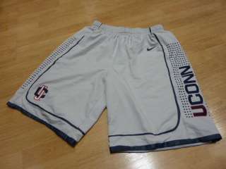   CONNECTICUT AUTHENTIC GAME JERSEY MEN BASKETBALL SHORTS NCAA XL  
