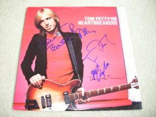 Tom Petty & Heartbreakers Autographed LP Record W/COA  