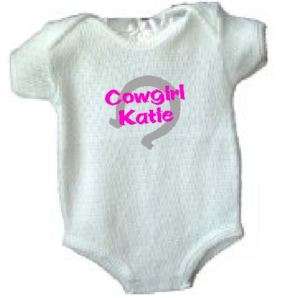 COWGIRL UP WESTERN BABY ONESIE SHIRT INFANT CUSTOMIZED  