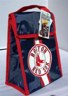 Boston Red Sox Soft Sided Insulated Velcro Lunch Bag  