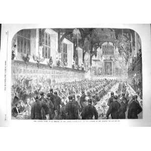  1864 Banquet Berryer Middle Temple Hall English Bar