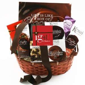 Chocolate Sampler Gift Basket by ig4U Grocery & Gourmet Food