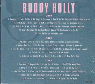 BUDDY HOLLY ORIGINAL RECORDINGS 3CD SET  
