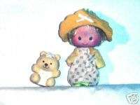 BUTTER COOKIE & JELLY BEAR DOLLS  STRAW. SHORTCAKE OLD  
