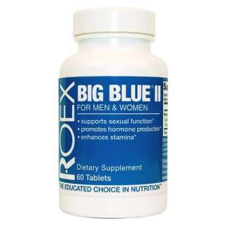 Roex Big Blue II Dietary Supplement Tablets for Men & Women   60 Count 