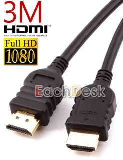 HDMI Premium 1.3 Gold Cable 10FT 1080P HDTV 4 Sony PS3  