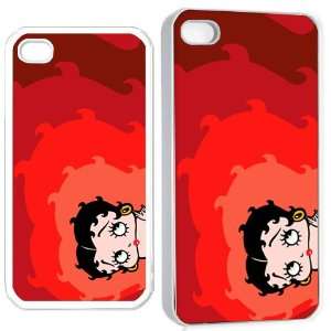  betty boop ve3 iPhone Hard Case 4s White: Cell Phones 