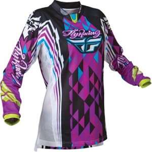   Off Road/Dirt Bike Motorcycle Jersey   Purple/Teal / Small Automotive