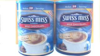 cans Swiss Miss Hot Chocolate Drink Mix  