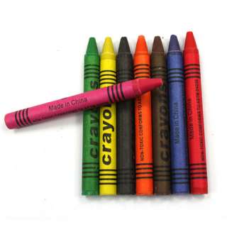 Art Portable Classic Colors Drawing Wax Crayons Pastels New Supply 