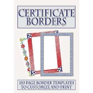  150 Certificate Borders CD ROM