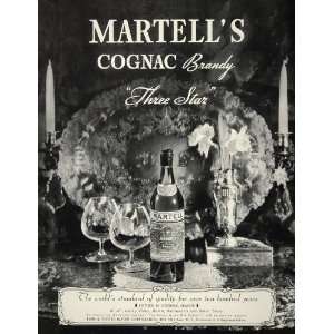  Star Cognac Brandy Snifter Glass   Original Print Ad