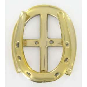 Brass Horseshoe Coat Hook   Bridle Rack 