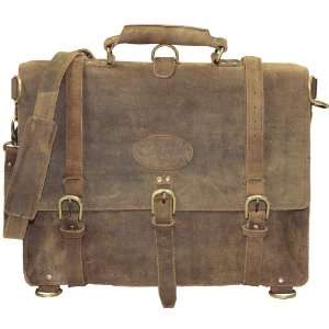  Rustic Vintage Leather Briefcase Backpack Laptop Bag 