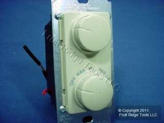 Leviton Ivory Ceiling Fan Speed Control Dimmer Switch 078477106594 