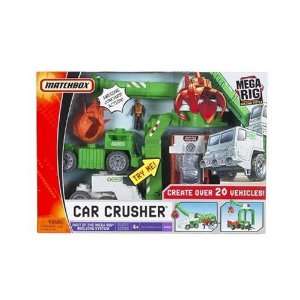    Matchbox Mega Rig Car Crusher Building System: Toys & Games