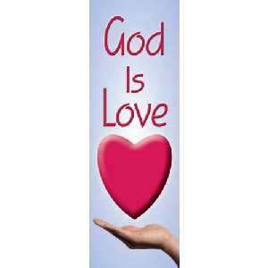Church Banner   God is Love   2 x 6   Indoor   NEW  