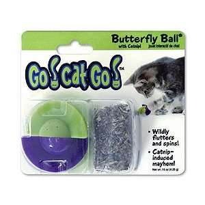    GoCatGo Butterfly Ball with Catnip Cat Toy