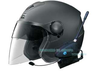 2x 1.5KM Interphone Motorcycle Motorbike helmet Intercom Headset FM 