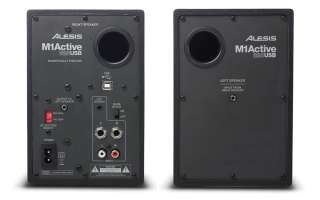 Pro Audio Music Studio USB Monitor Speakers Mixer Desktop PC Recording 