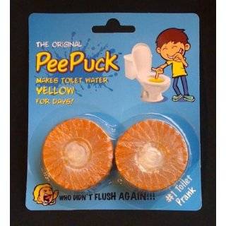Pee Puck Makes Toilet Water Yellow for Days Fake Pee Gag Gift