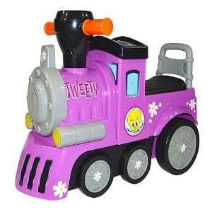  Tweety 6 Volt Express Train Ride On   Purple: Toys & Games