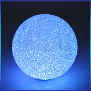 Color Changing Crystal Ball LED Night Light Lamp Gift Party 