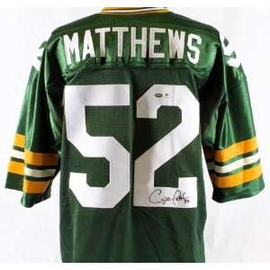  Clay Matthews Custom Packers Jersey   GAI   Autographed NFL Jerseys 