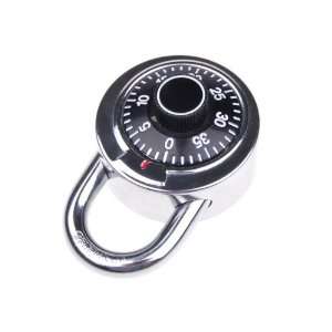 com Hardened Steel Shackle Dial Type Combination Lock Locker Tool Box 