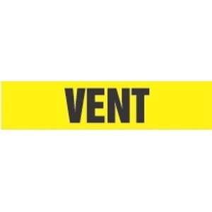 VENT   Self Stick Pipe Markers   outside diameter 8   10 