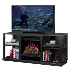 NEW* MODERN TV STAND + BUILT IN ELECTRIC FIREPLACE  