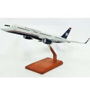   B757 200 US Airways 1/100 Desktop Wood Model Airplane Toys & Games
