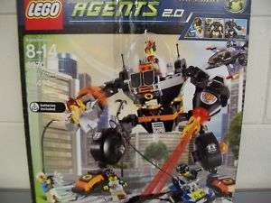 Lego Agents #8970 Mission 2, Robo Attack NIB  