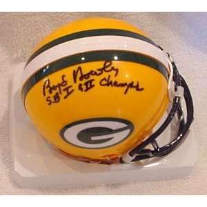  Boyd Dowler Memorabilia Signed Packers Replica Mini Helmet 