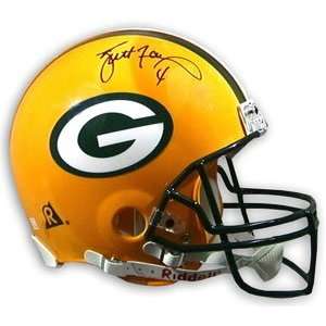  Brett Favre signed Green Bay Packers Authentic Helmet  Favre 